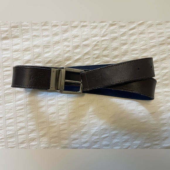 LACTOSE-
perforated-detail reversible belt - Picture 1 of 4